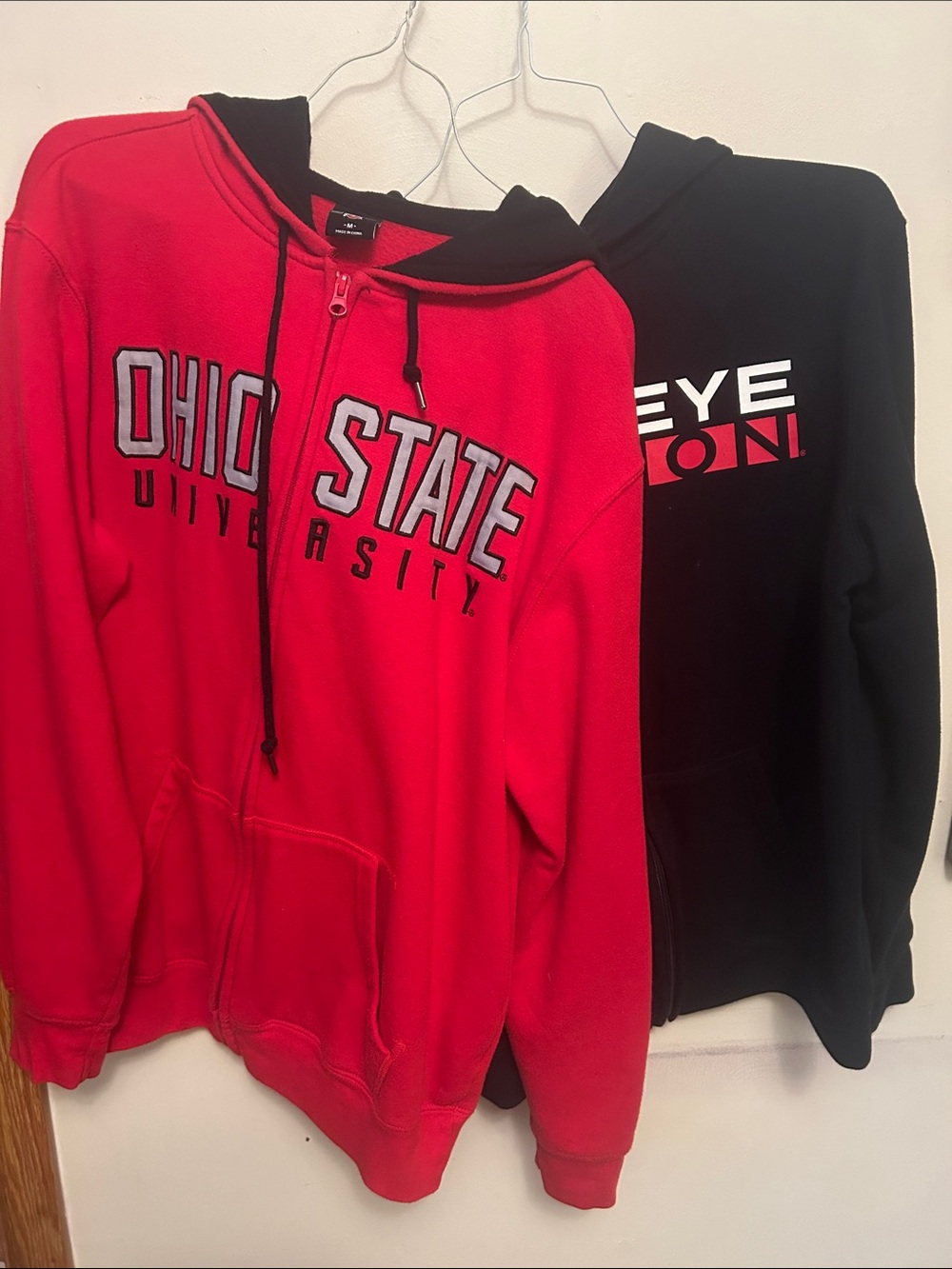 Great deal -2 Ohio State zip hoodies ❤️🖤